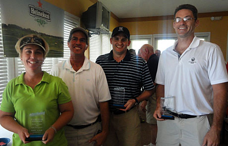 Second Place Under 60 Division: The team of Joel Cartori, Dave Jacques, Michelle Vinieratos, and Dave Colson captured second place.