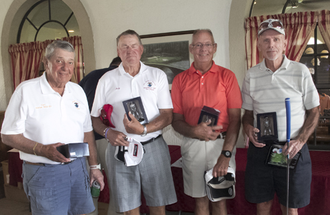 The 70 and over winners were: Andy Mincer, Carl Engel, Bob Huesgen and Dave Smith.