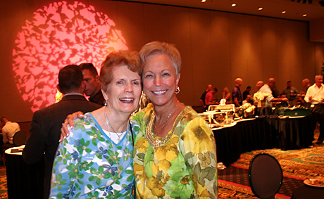 Wives enjoy the conference