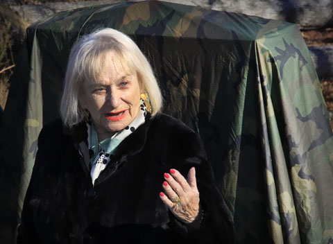 At the dedication of the BrigGen. Robert L. Denig Memorial at the National Museum of the Marine Corps at Quantico several years ago, the two surviving widows of the original Denig Demons participated in the unveiling.  Bernice Stavisky was the wife of Sam who, because of needing a medical waiver due to poor eye sight, became the 14th  Demon enlisted by BrigGen. Denig at the beginning of World War II.  