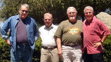 L-R: Charles Rowe, Bob Springer, Roger Combs, Mark Thiffault