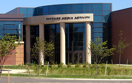 The Defense Media Activity is currently on the move from Arlington, VA to new digs at Ft. Meade, MD. This photo by Bob Jordan shows their new headquarters. The move will be completed by Fall.