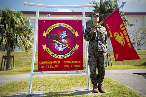 One of our 4500 warriors, Cpl Andrew Neumann, took a different approach to help illustrate a