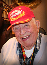 At 94, Gunny John Harmon brought smiles to young and old. We will greatly miss him.