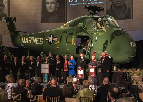 In addition to the interview, Dave Hugel receives a 2016 Marine Corps Heritage Foundation Heritage Award. Another CC, the late Jim Kyser also earned the award posthumously.