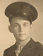 Don Knight fresh from boot camp in 1943.