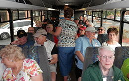 The misguided bus. Photo by Hank Ehlbeck.