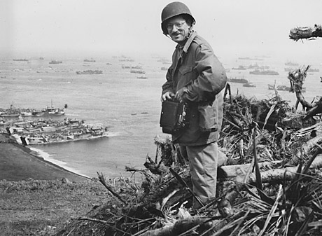 Joe Rosenthal, who made the Pulitzer Prize winning, iconic Iwo Jima flag raising photograph, will be honored at The National Museum Of The Marine Corps, October 9, 2013.